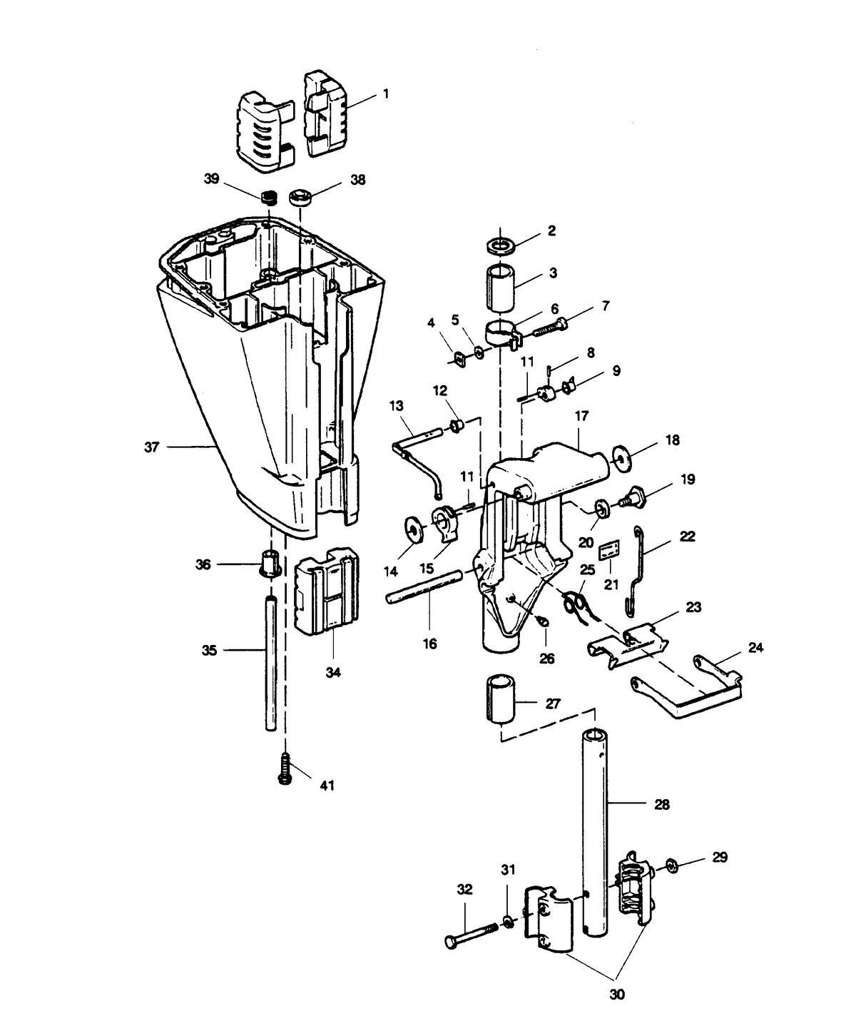 SEARS SEARS MOTOR LEG AND SWIVEL BRACKET