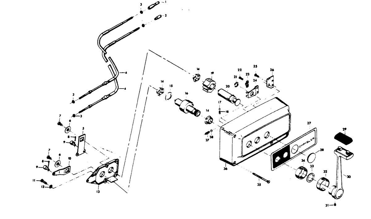 CHRYSLER 115 H.P. REMOTE CONTROL