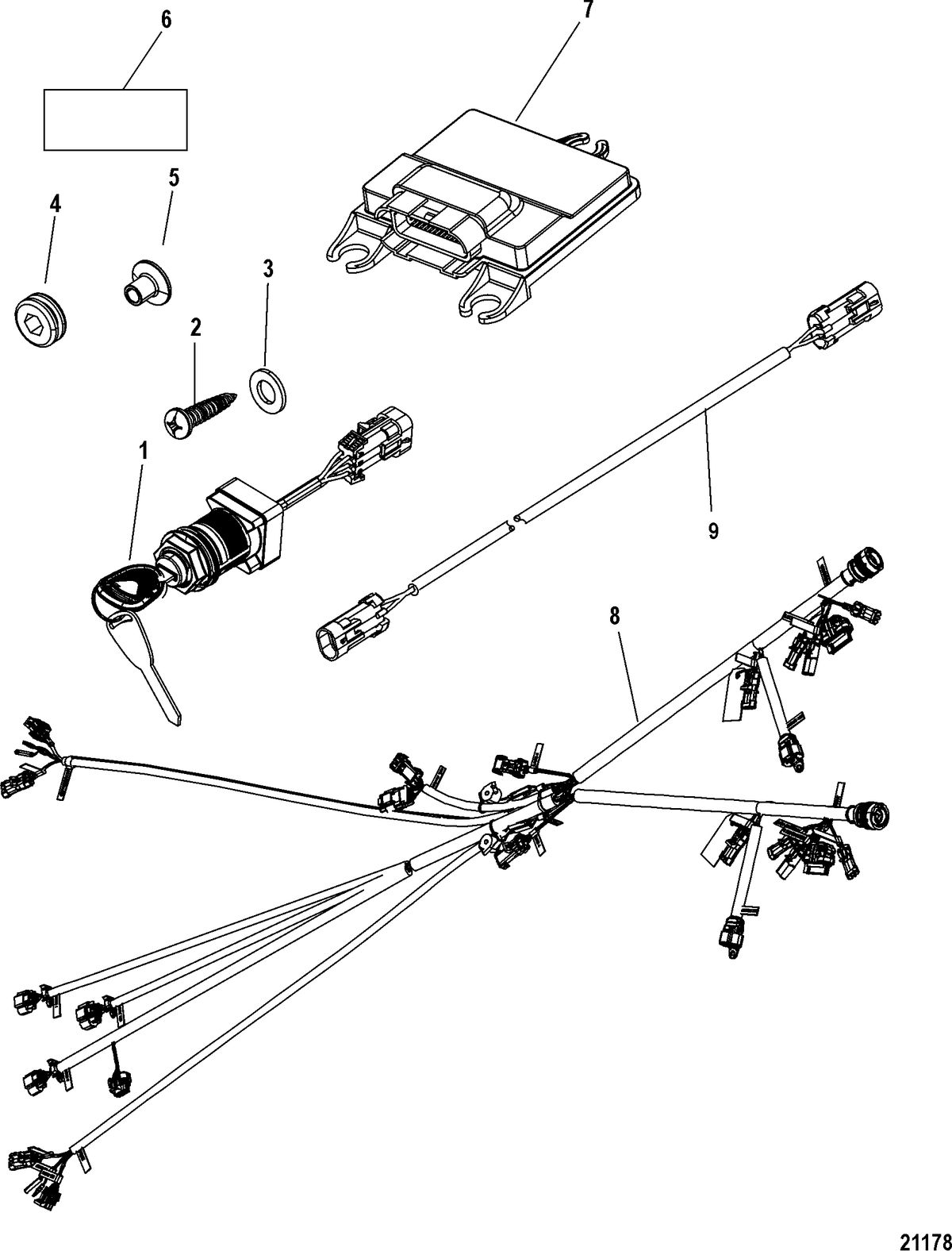 ACCESSORIES ELECTRICAL COMPONENTS AND HARNESSES Command Module Kit, Console Mount-DTS (Dual)