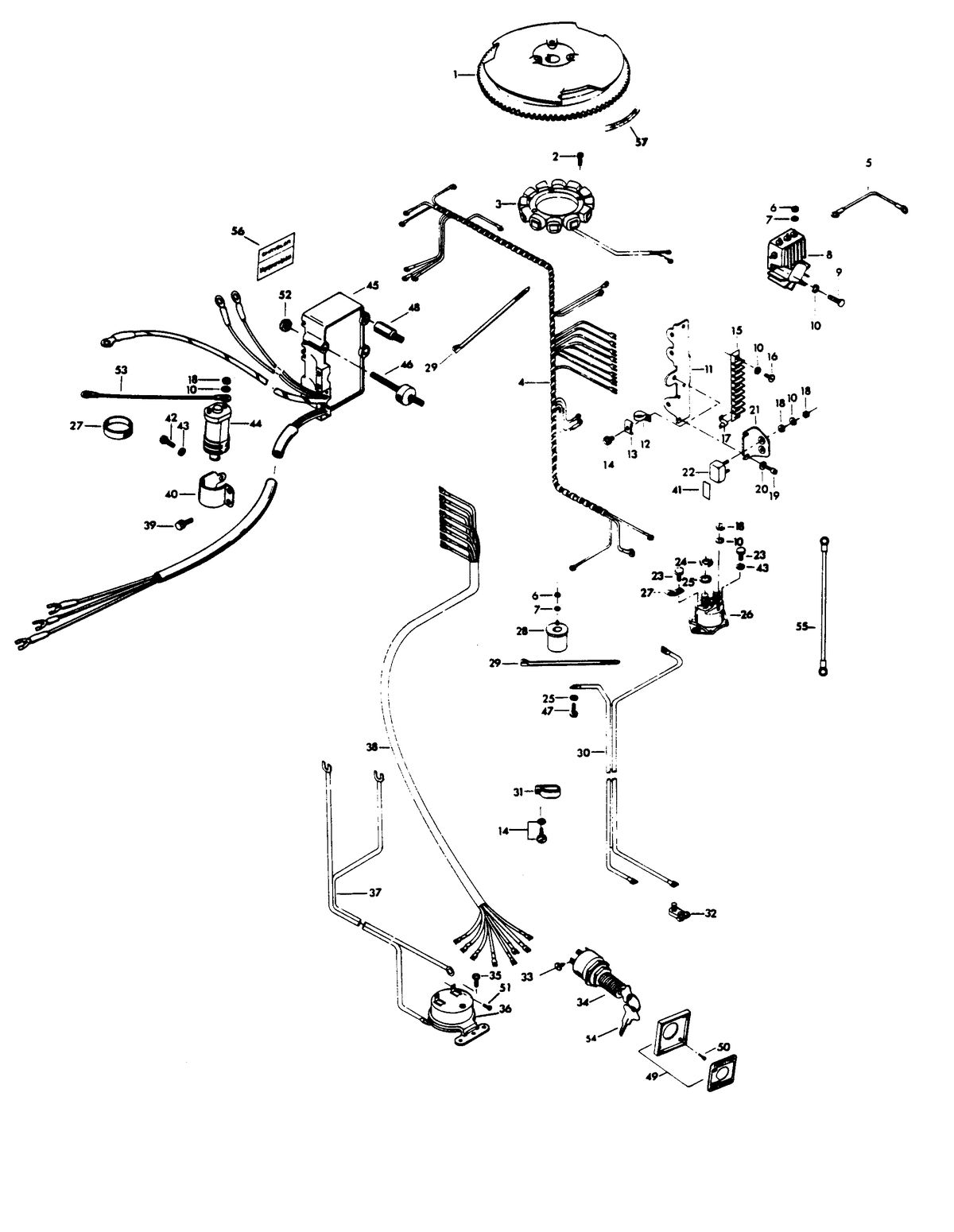CHRYSLER 85 H.P. ELECTRICAL COMPONENTS