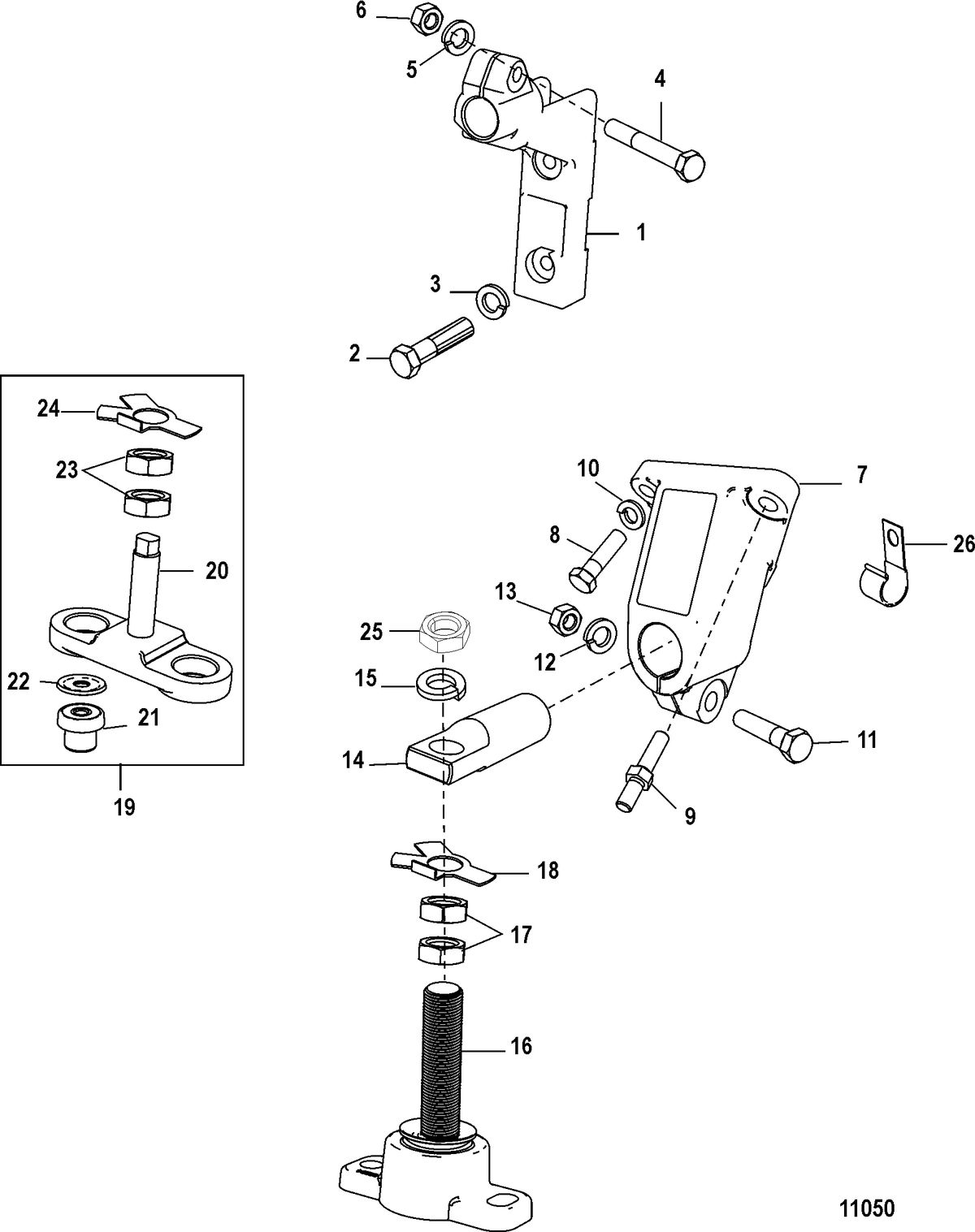 MERCRUISER 5.7L MPI TOWSPORT WITH GEN III Transmission And Engine Mounting