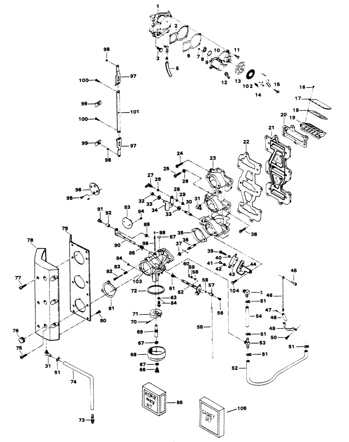 CHRYSLER 75 HP CARBURETOR