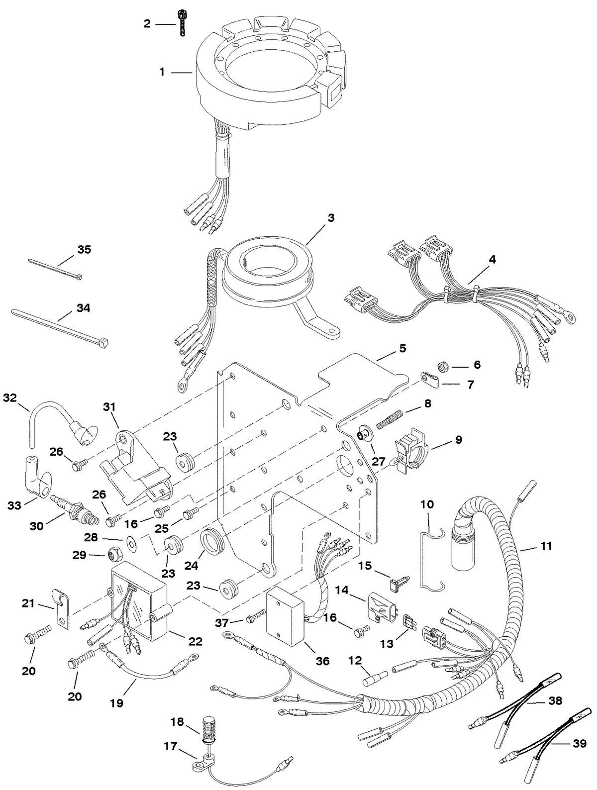 SPORTJET SPORT JET 95 XR IGNITION COMPONENTS