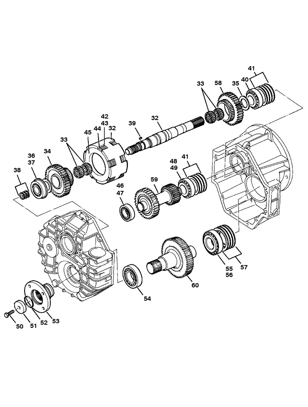 MERCRUISER 5.7L INBOARD ENGINE TRANSMISSION (DIRECT DRIVE)(HURTH)