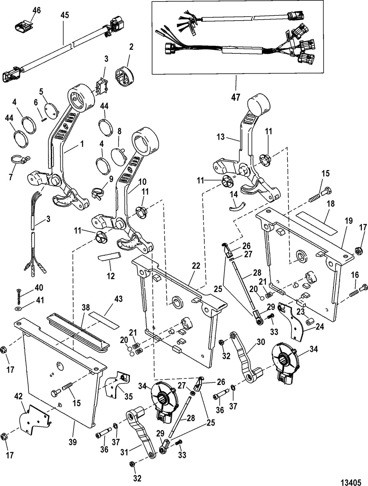 ACCESSORIES REMOTE CONTROL SYSTEMS AND COMPONENTS Zero Effort Control-DTS (6 Lever)
