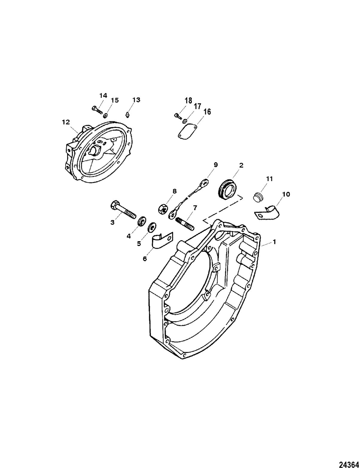 RACE STERNDRIVE 500 BULLDOG Flywheel Housing(Driveline)