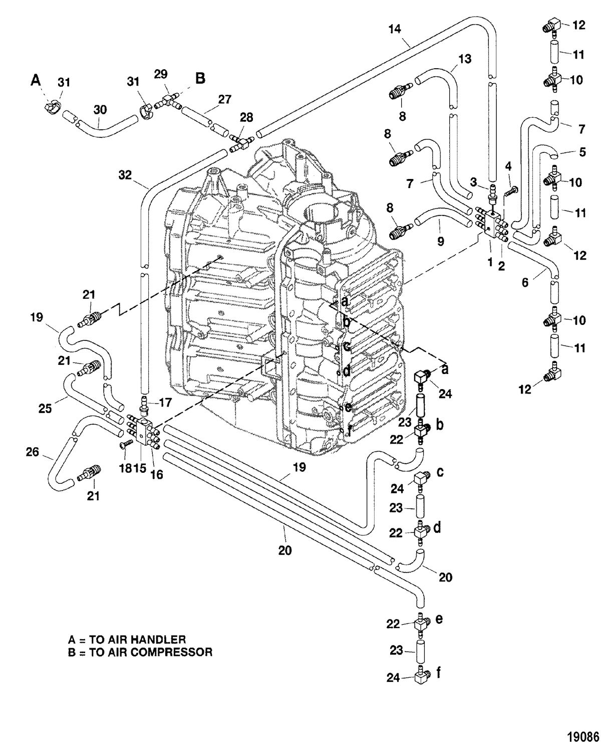 MERCURY/MARINER 200/225 (3.0L DFI) Bleed System