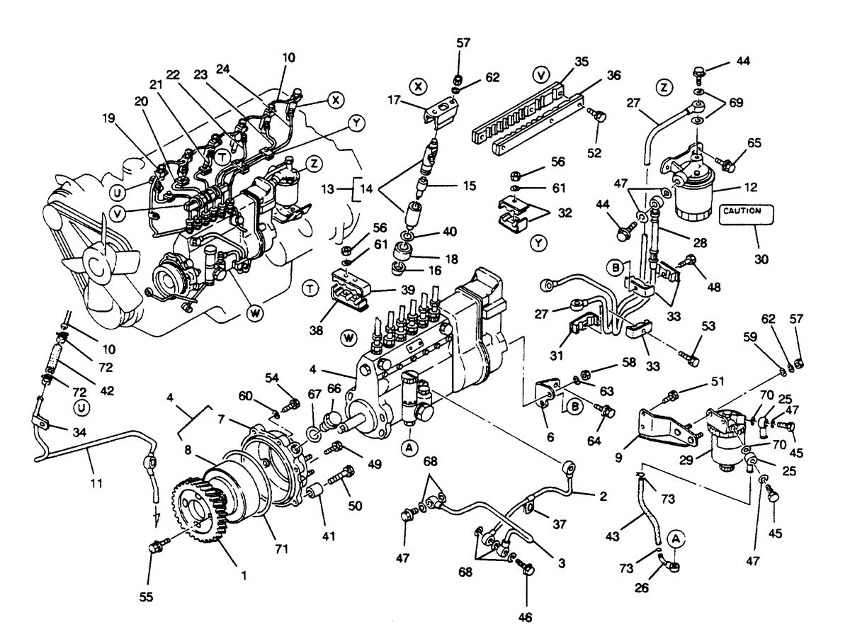 U.S. MARINE US MARINE W06DTI INBOARDS FUEL SYSTEM