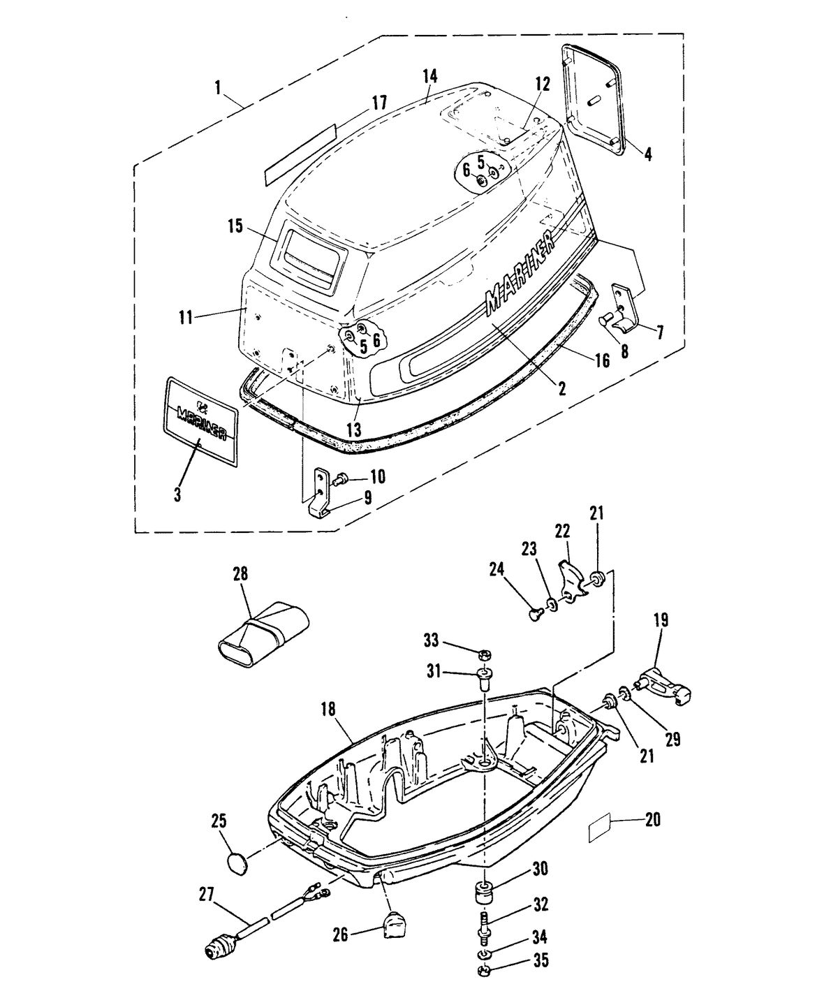 MARINER MARINER W25 COWLING