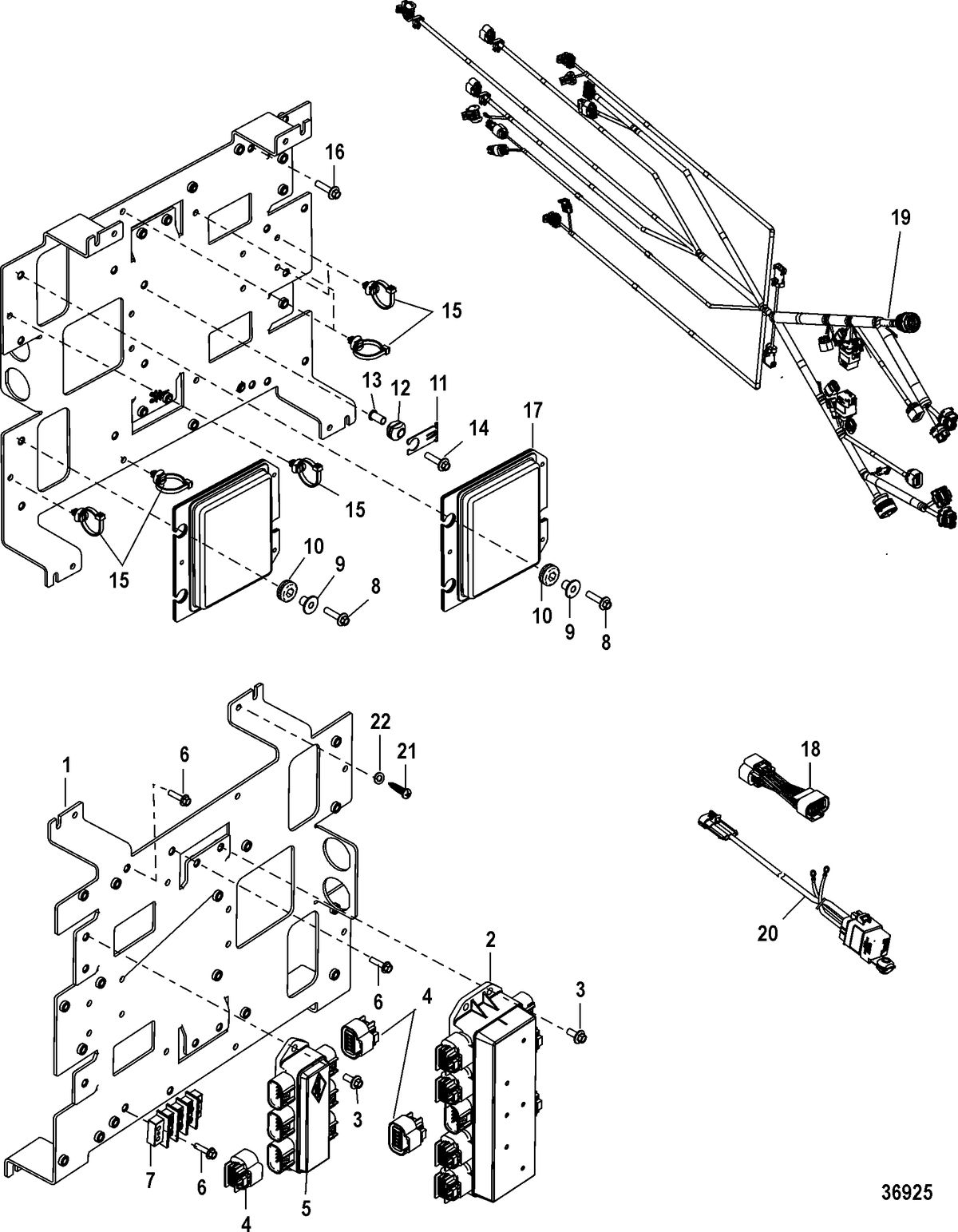 ACCESSORIES AXIUS RIGGING Panel Assembly, Axius, Design I (Bracket 18 x 16.5 in.)