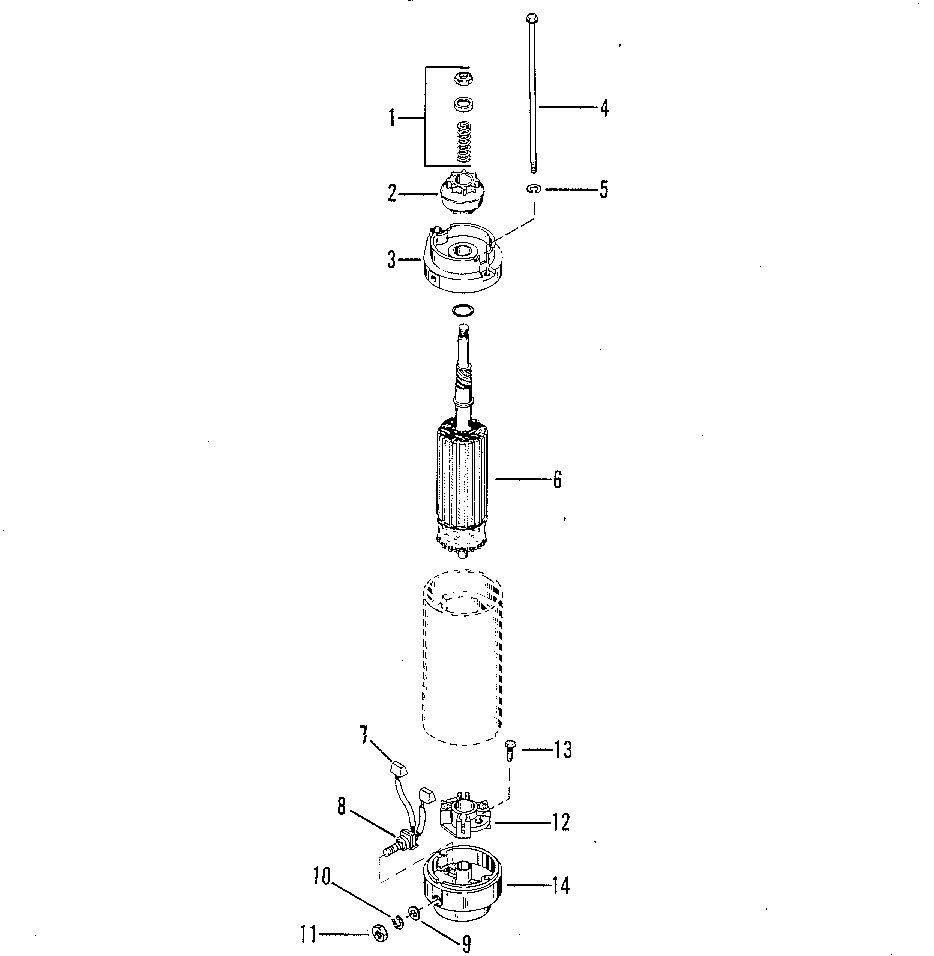 MARINER MARINER 70 STARTER MOTOR ASSEMBLY (BOSCH)