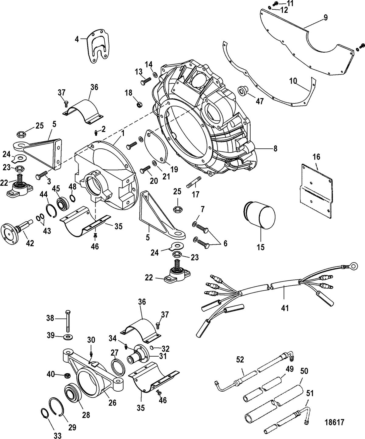 ACCESSORIES EXHAUST/COOLING SYSTEMS AND EXTENSION KITS DriveShaft Extension Kit(98634A13)