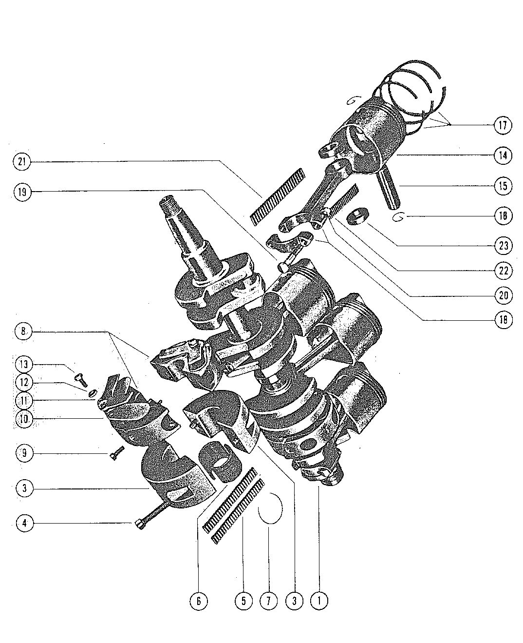 MARK MARK 30 CRANKSHAFT, PISTON & CONNECTING ROD