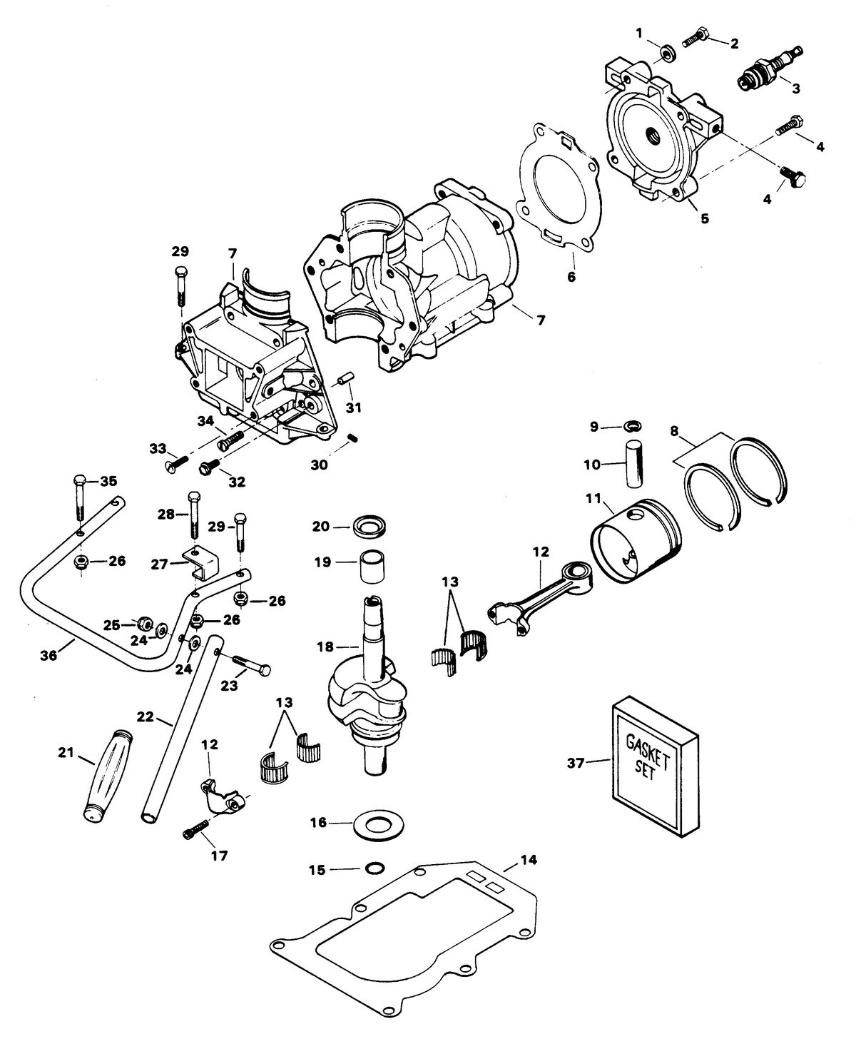 CHRYSLER 3.5 H.P. POWER HEAD
