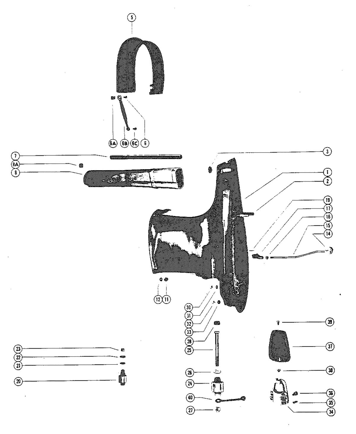 MERCURY MERC 115 DRIVE SHAFT HOUSING ASSEMBLY
