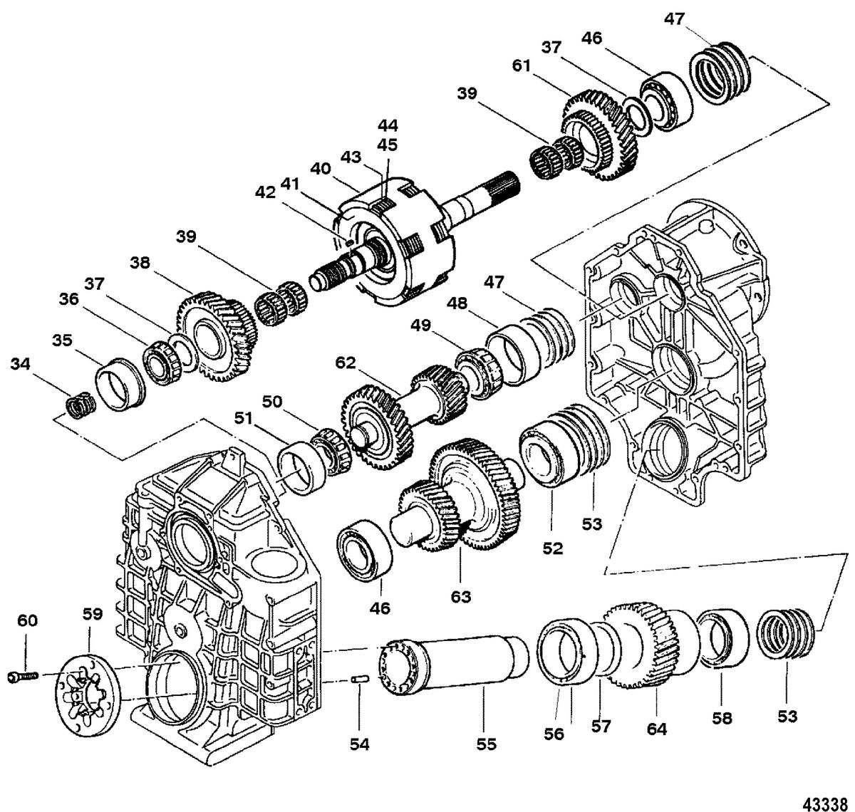 MERCRUISER D4.2L/220 IDI DIESEL Transmission(V-Drive) (Inboard) Page 2 of 2