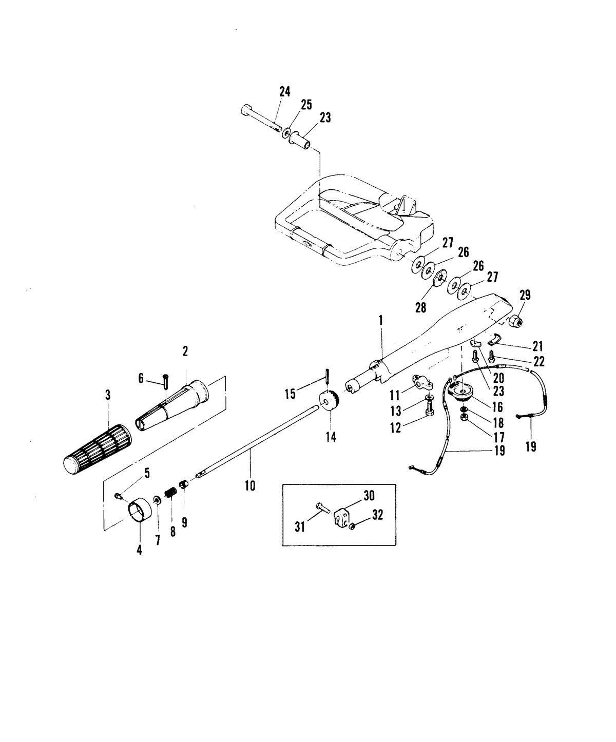 MARINER MARINER 40 STEERING HANDLE