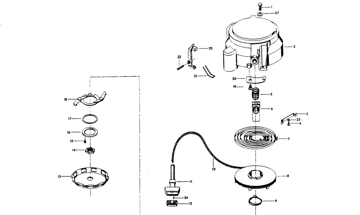 CHRYSLER 20 H.P. HAND STARTER