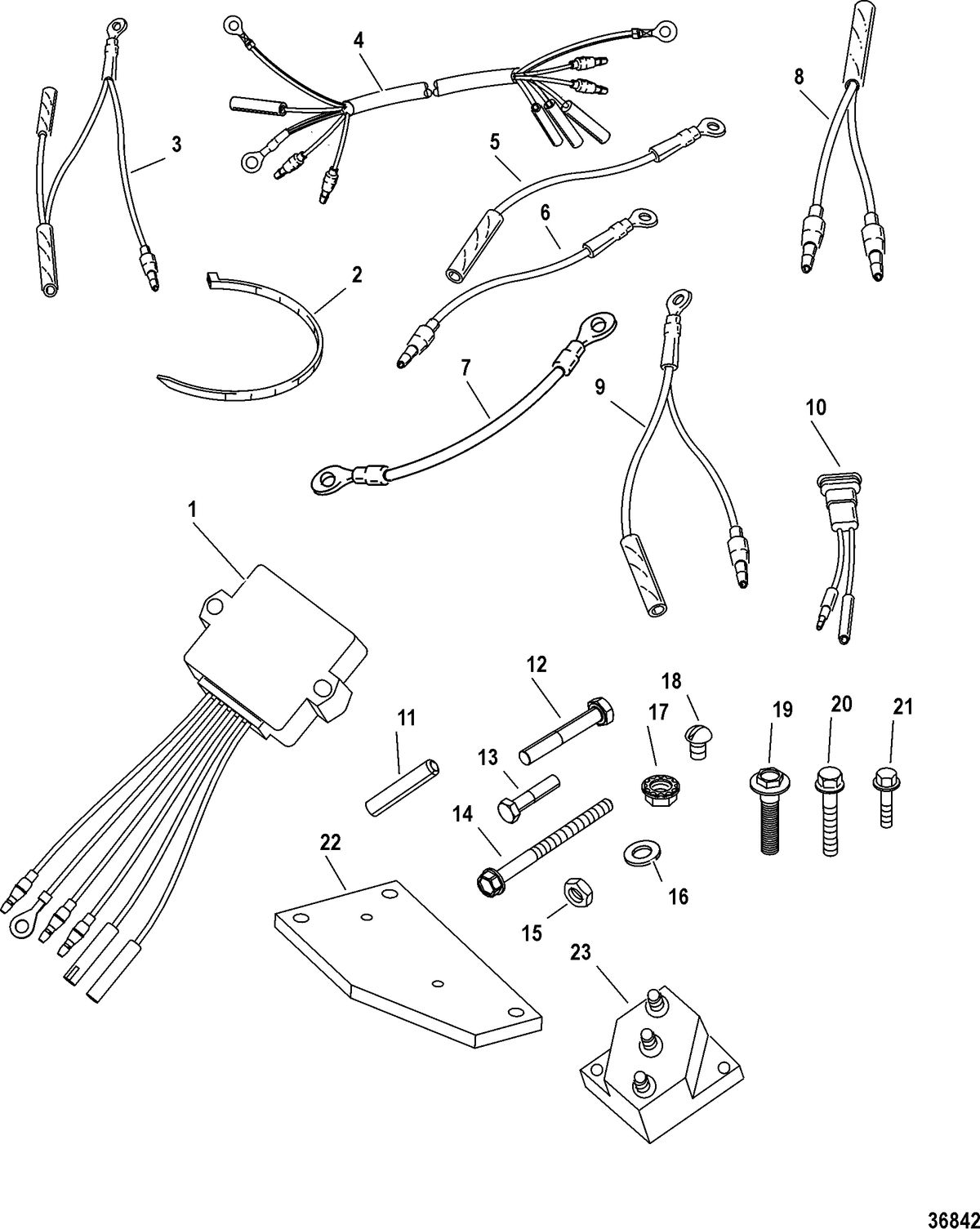 ACCESSORIES ELECTRICAL COMPONENTS AND HARNESSES Voltage Regulator Kit(815279A 4)
