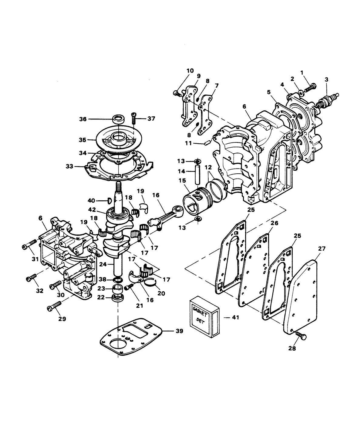 CHRYSLER 7.5 H.P. POWER HEAD