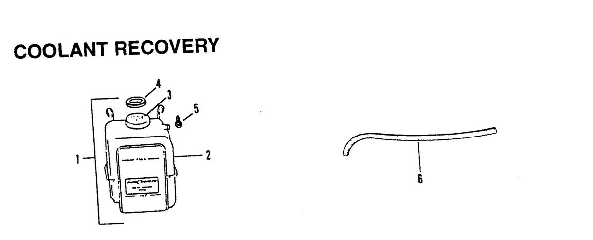 MERCRUISER D-254 TURBO ACDIESEL ENGINE STERN DRIVE/INBOARD COOLANT RECOVERY