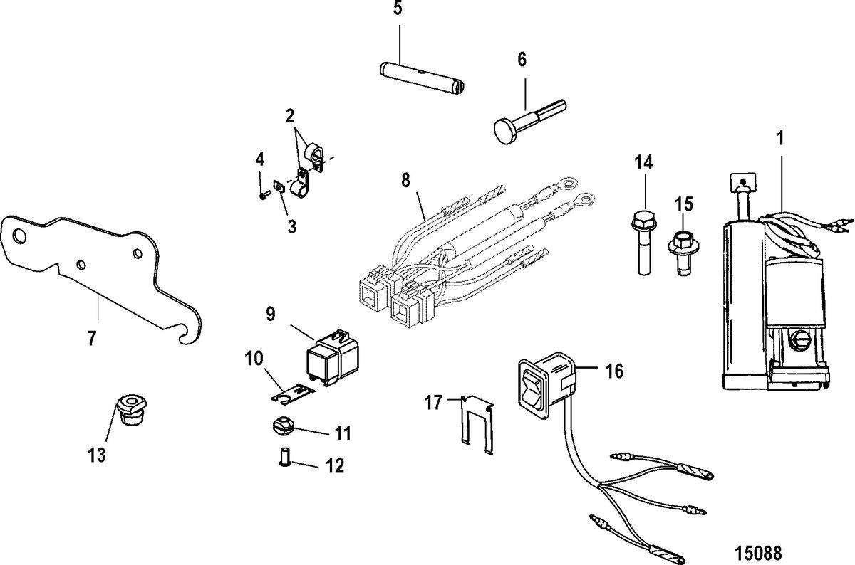 ACCESSORIES TRIM / TILT / LIFT SYSTEMS AND COMPONENTS Power Trim Kit(830150A5 / 855654A3)