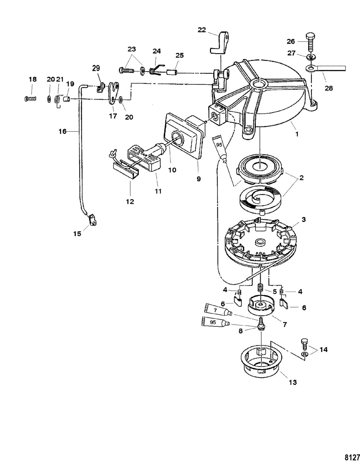 MERCURY/MARINER 4/5/6 4-STROKE Recoil Starter