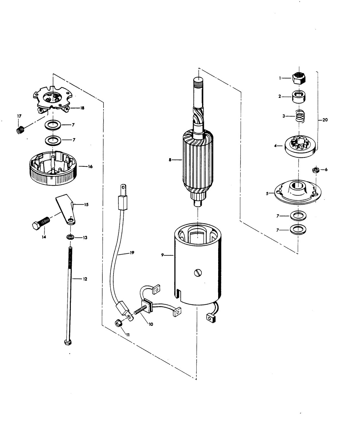 CHRYSLER 85 H.P. STARTER