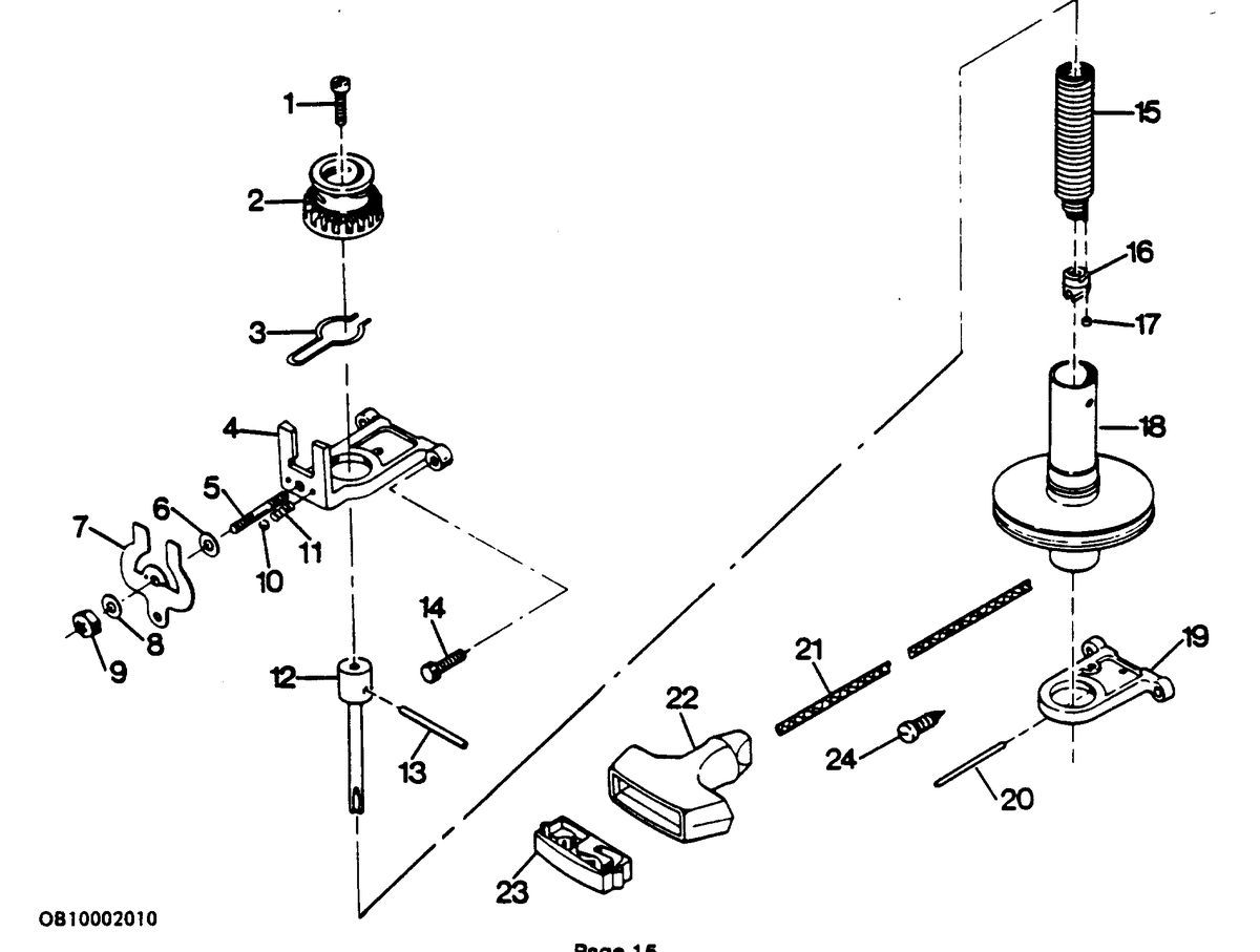 CHRYSLER 15 H.P. OUTBOARD MOTOR Starter