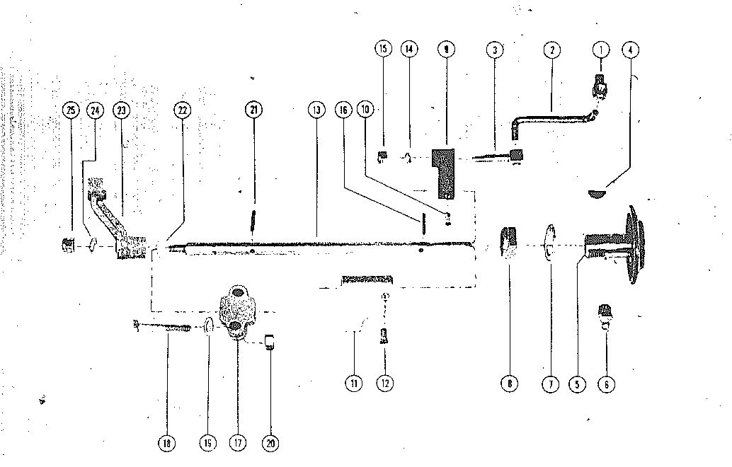 MARK MARK 30 THROTTLE AND SHIFT MECHANISM(MK30-1, MK30E-1, MK30-2 )