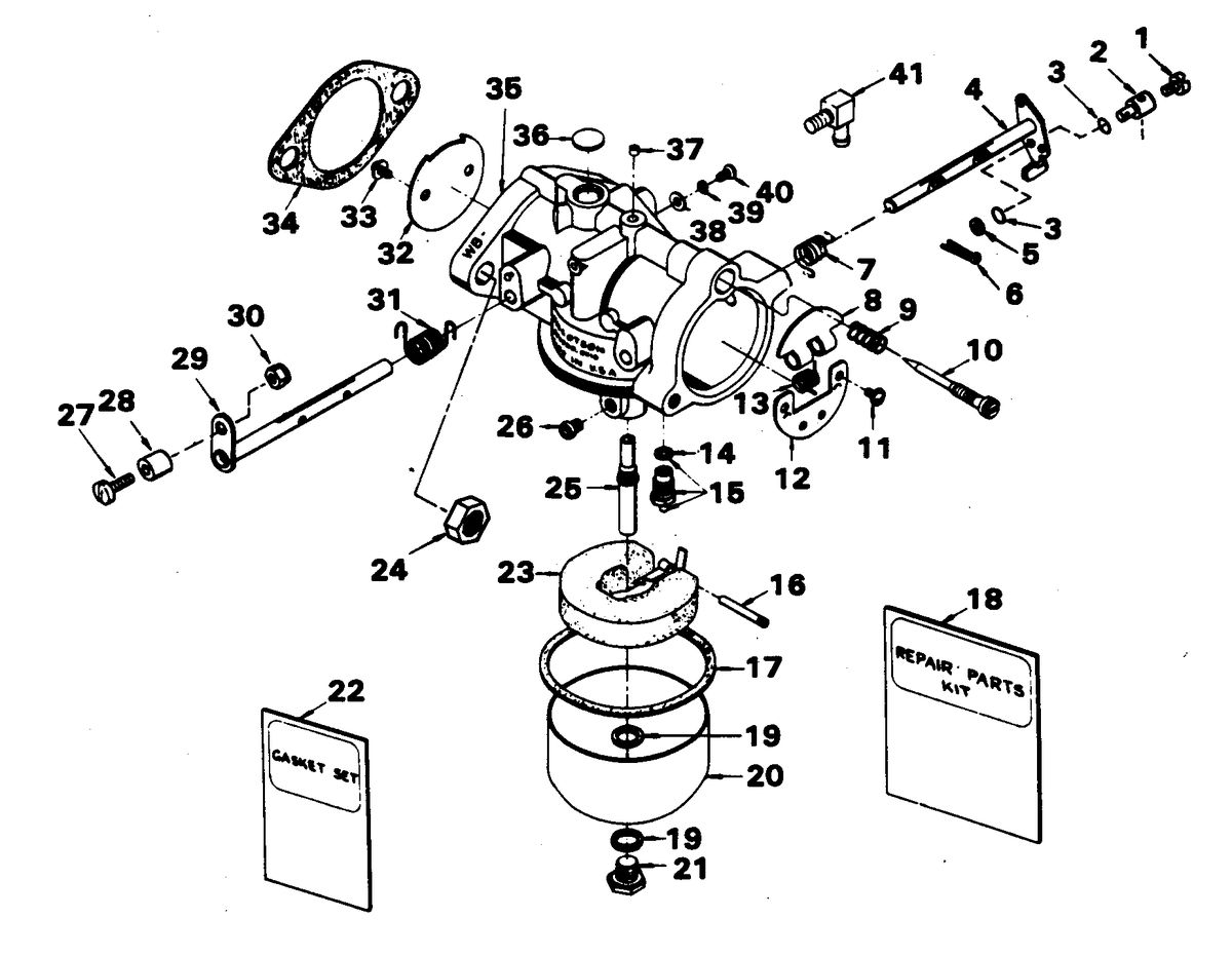 CHRYSLER 35 H.P. CARBURETOR