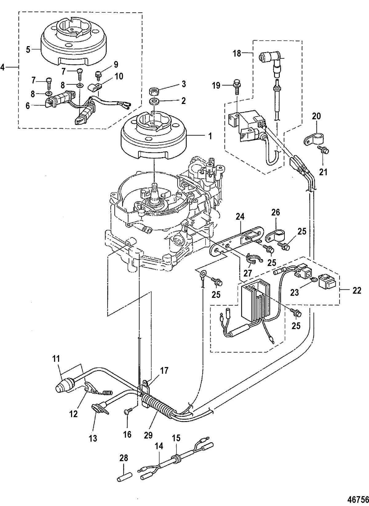 MERCURY/MARINER 4/5/6 4-STROKE Electrical Components