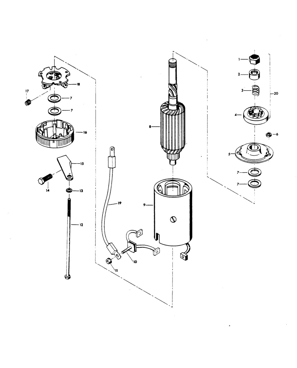 CHRYSLER 85 H.P. STARTER