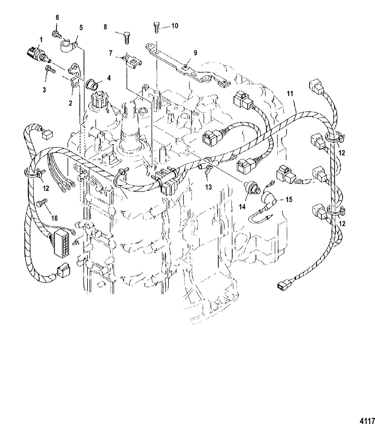 MERCURY/MARINER 115 EFI (4-STROKE) Sensors