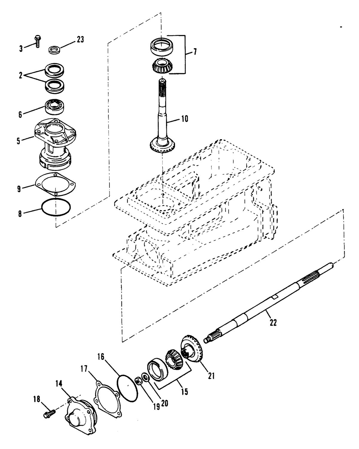 SPORTJET SPORT JET 120 PINION AND IMPELLER SHAFT (SPLINED DRIVE)