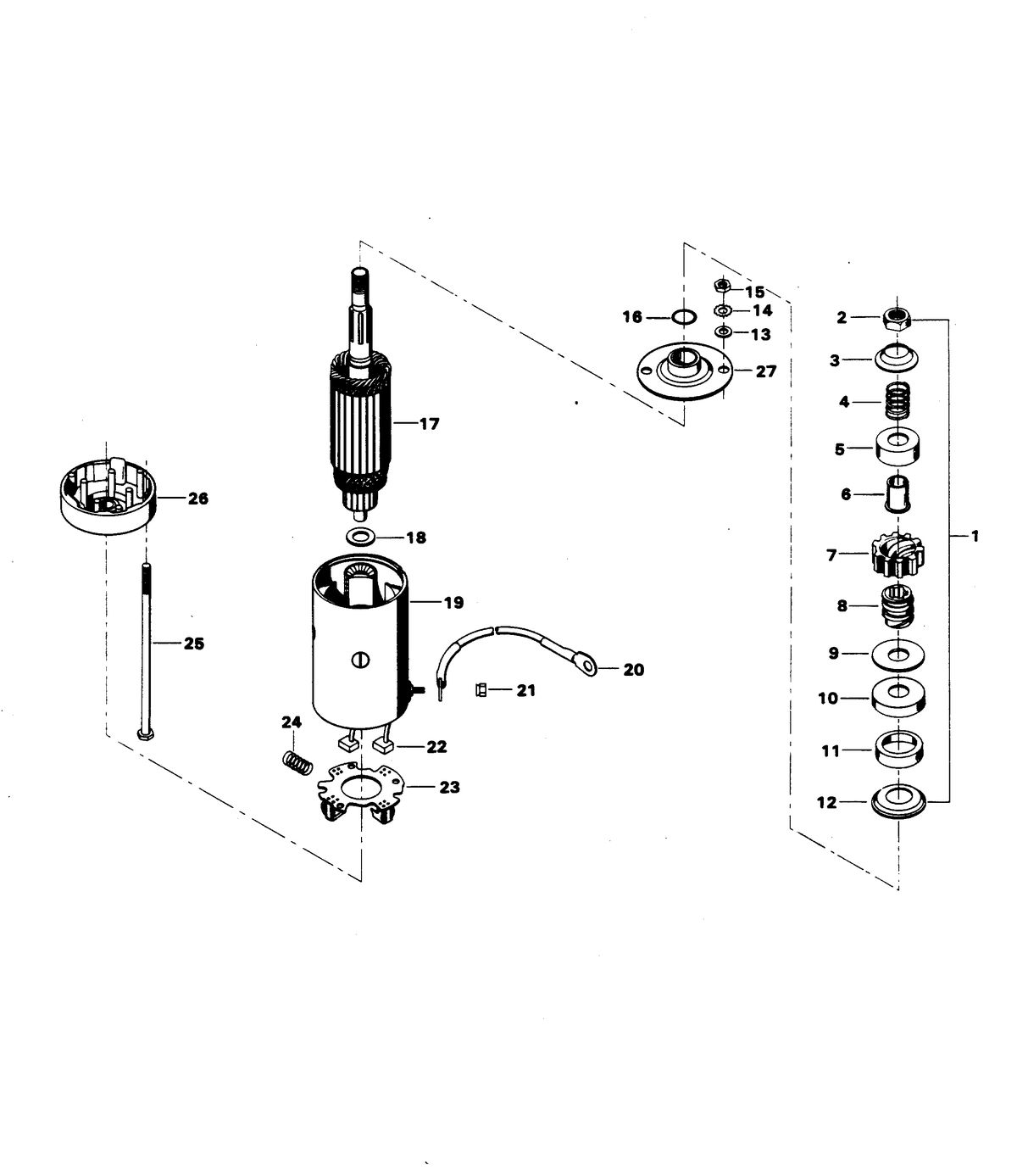 CHRYSLER 45 H.P. ELECTRIC STARTER
