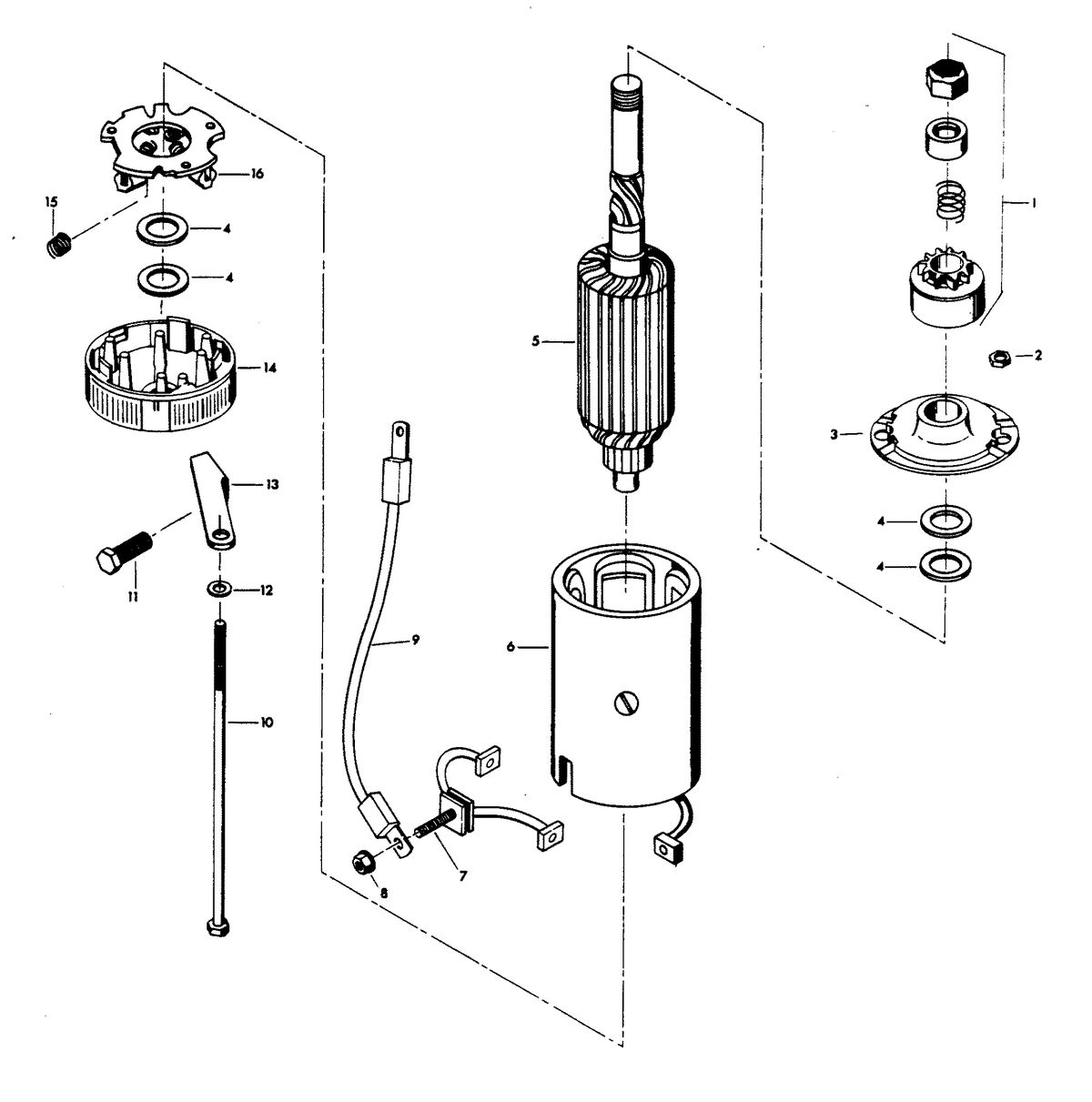 CHRYSLER 100 H.P. STARTER
