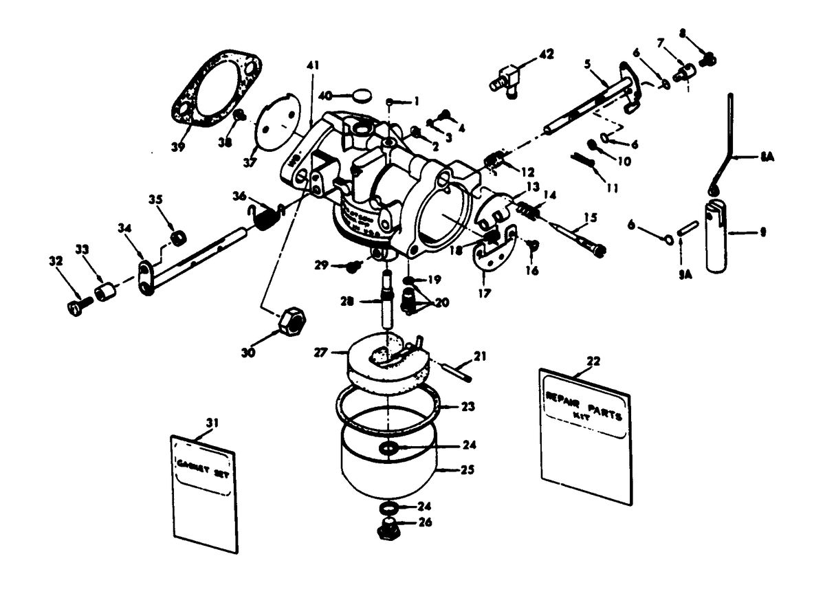 CHRYSLER 45 H.P. CARBURETOR