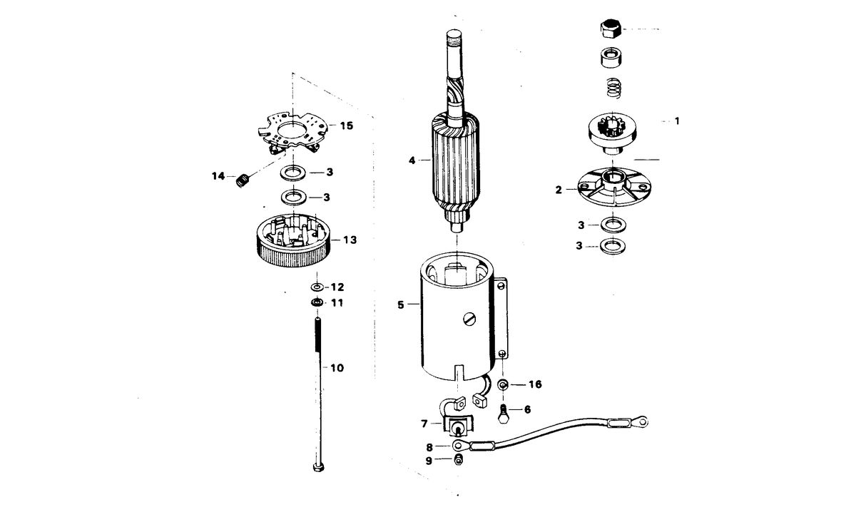 CHRYSLER 55 H.P. STARTER