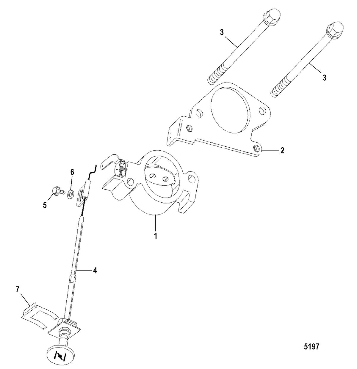MERCURY/MARINER 30/40 (2 CYLINDER) 2-STROKE Choke Kit