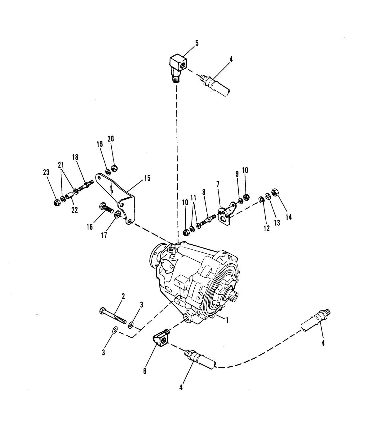 MERCRUISER 300 TEMPEST (MR/TR) ENGINE TRANSMISSION AND RELATED PARTS (TR) - LT HAND STGED INSTALL
