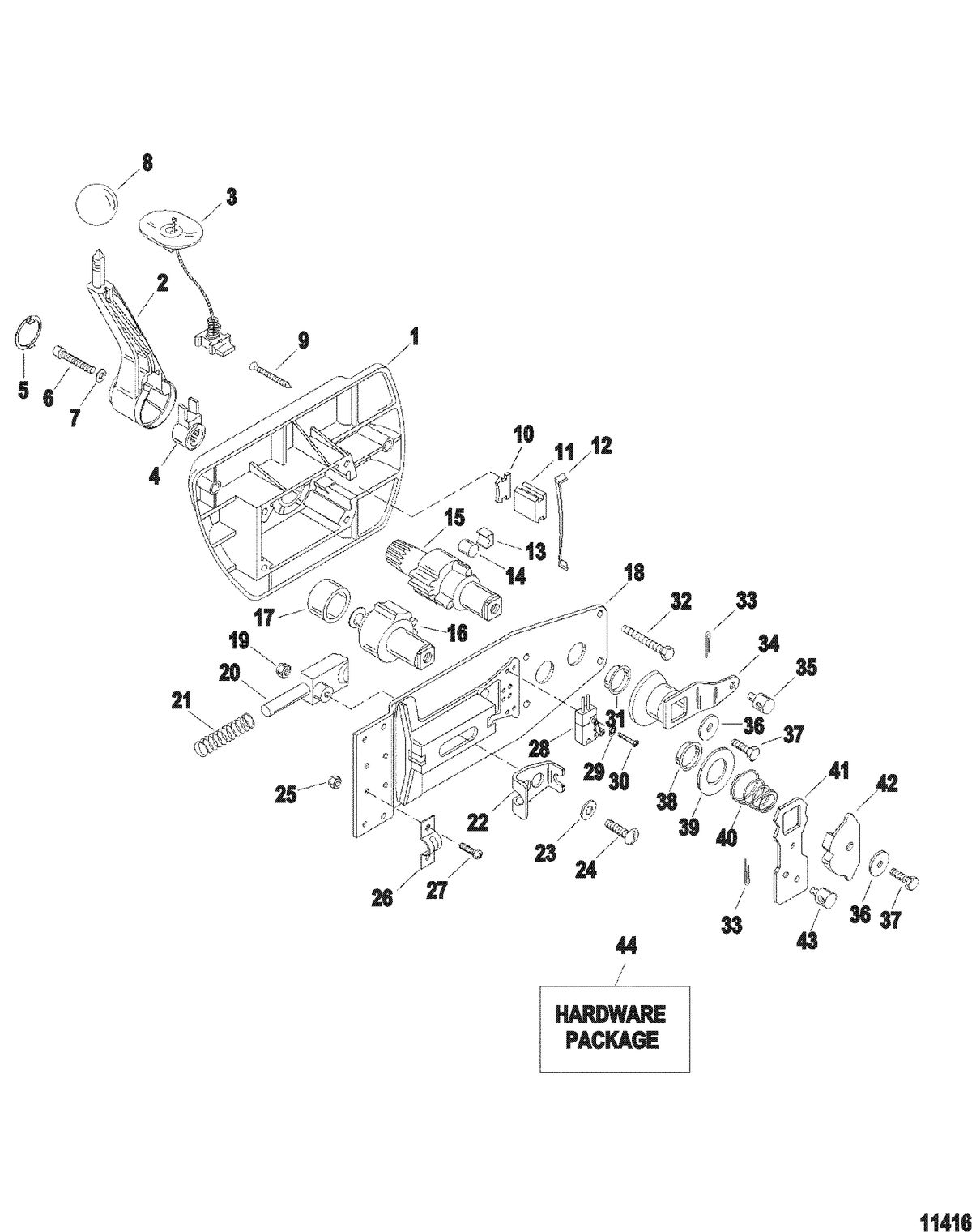 SPORTJET 175XR2 JET DRIVE Remote Control Assembly(802755)