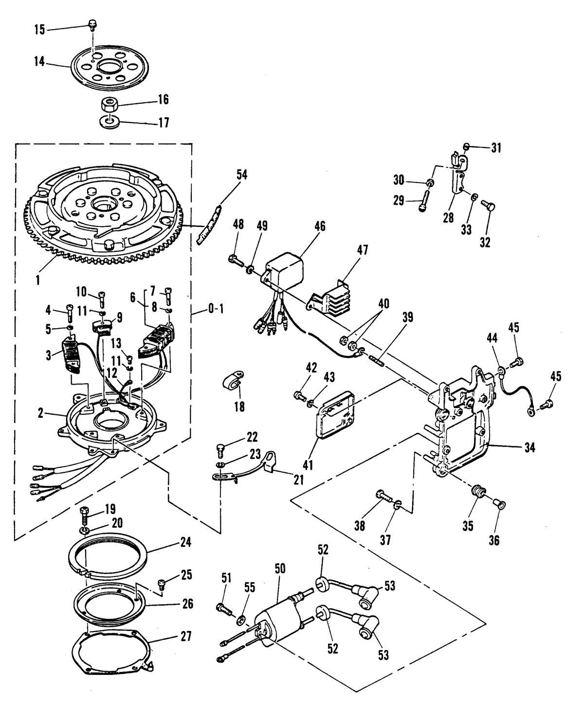 MARINER 40 H.P. C.D.I. MAGNETO IGNITION