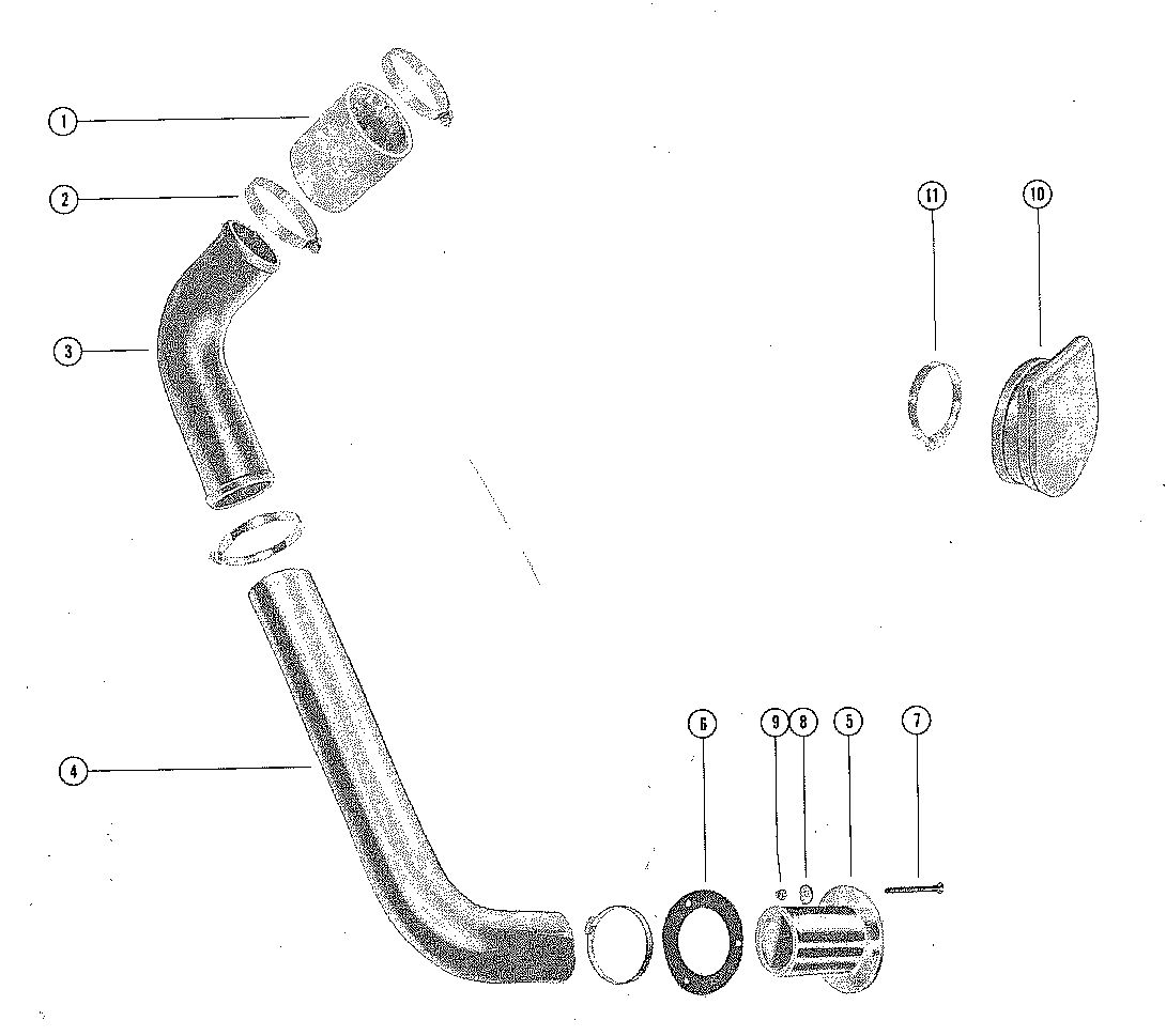 MERCRUISER 270 ENGINE EXHAUST KIT
