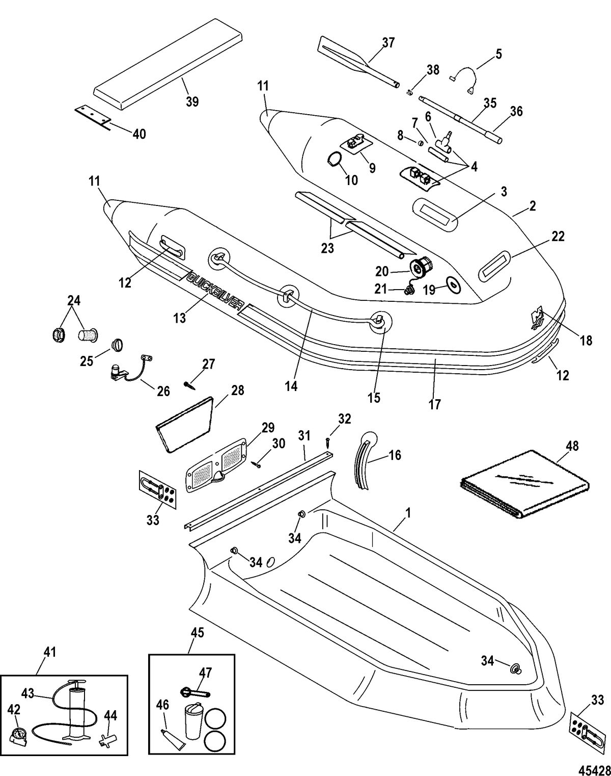 INFLATABLES DYNAMIC RIB 250 THRU 310 MODELS Dynamic Inflatables Hypalon 260/280/310(QS 2010/2011)