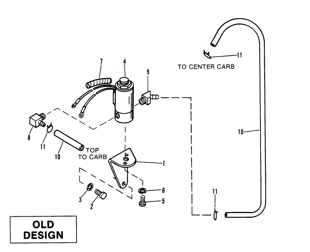 RACE OUTBOARD 2.4 L (CARB) PRIMER SOLENOID