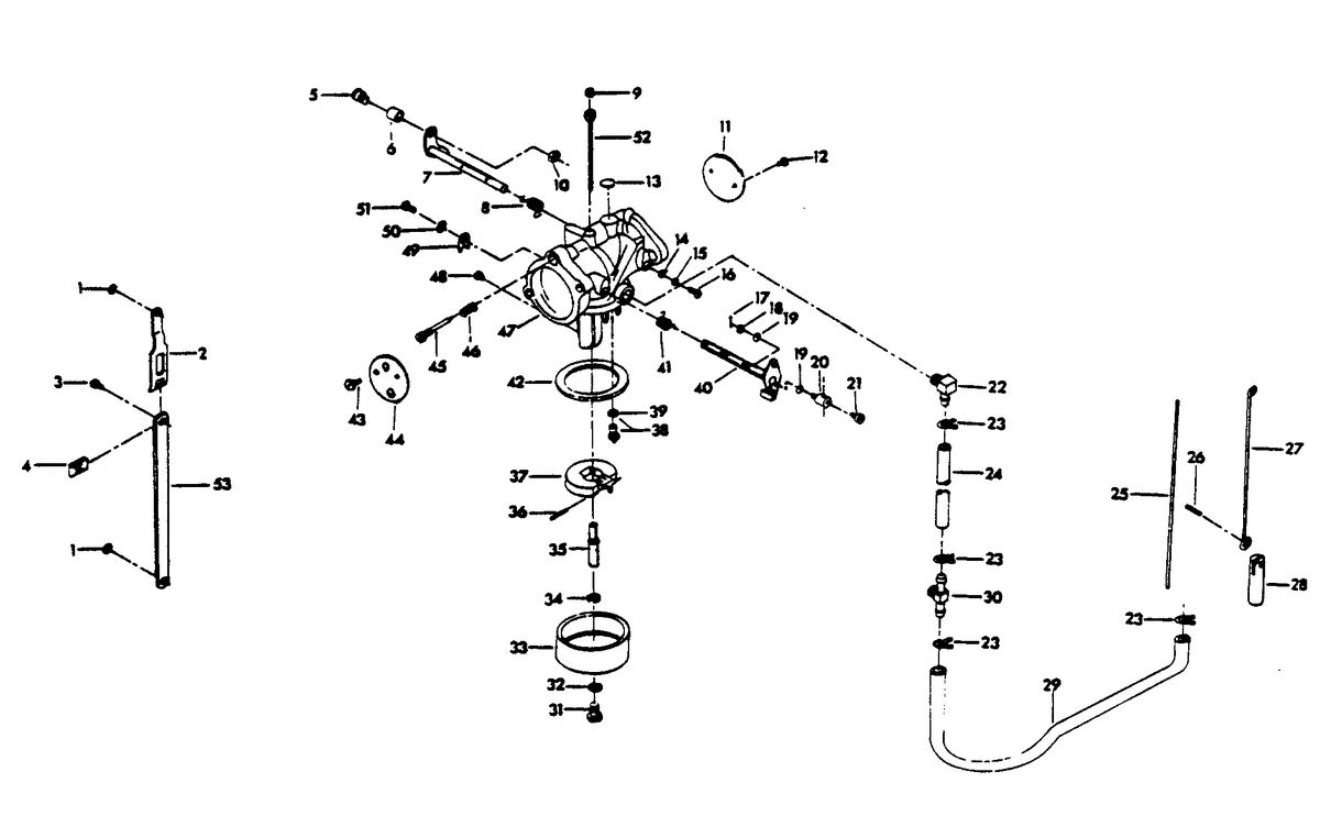 CHRYSLER 105/120/135 H.P. CARBURETOR