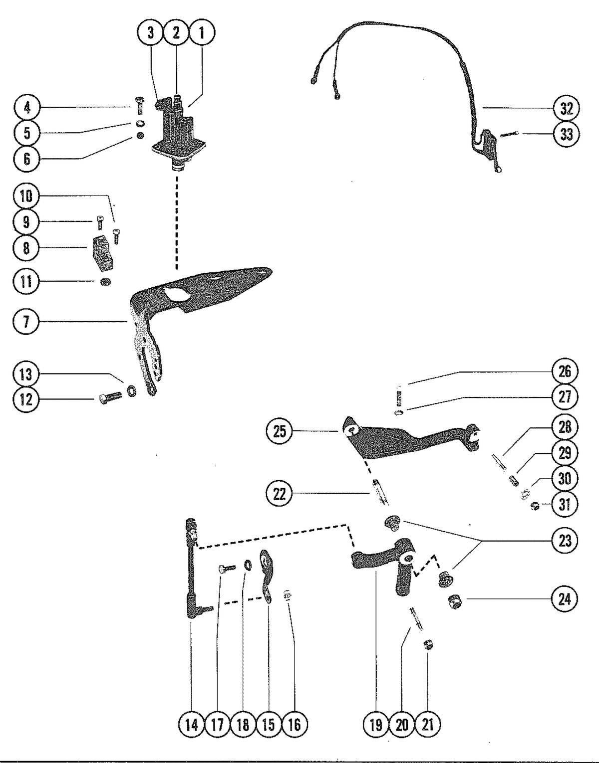 MERCRUISER 330 ENGINE (G.M.) REVERSE LOCK VALVE (STERN DRIVE - MANUAL SHIFT)
