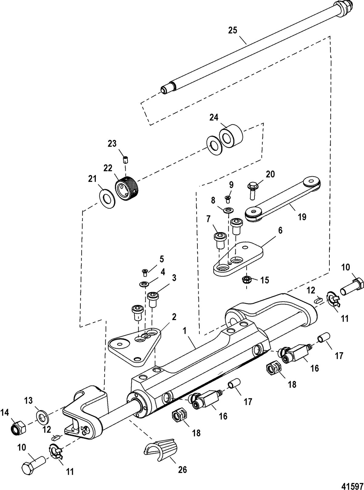 ACCESSORIES STEERING SYSTEMS AND COMPONENTS Steering Actuator Assembly(898349A14)