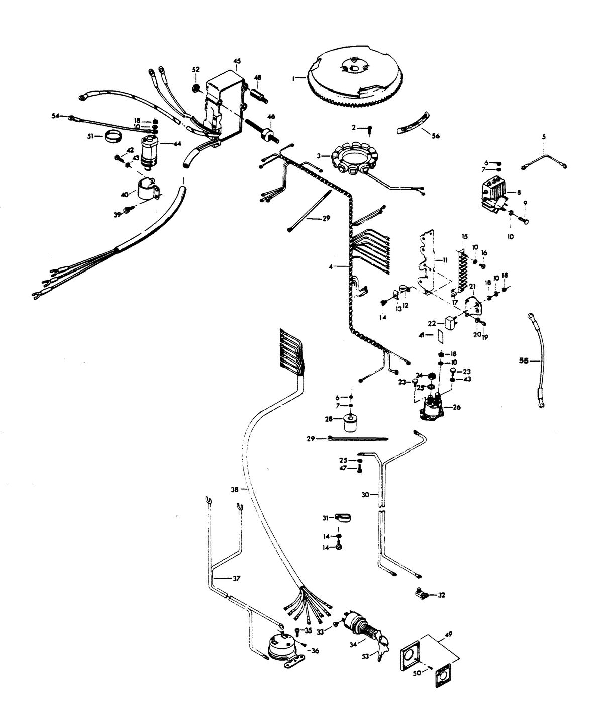 CHRYSLER 115 H.P. ELECTRICAL COMPONENTS
